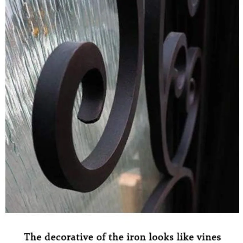 باب حديدي زجاجي من Rainstorm، باب مدخل آمن مربع للدخول الأمامي والباب الخلفي للطابق السفلي ID03 (30X30X80، اليد اليمنى في أرجوحة)