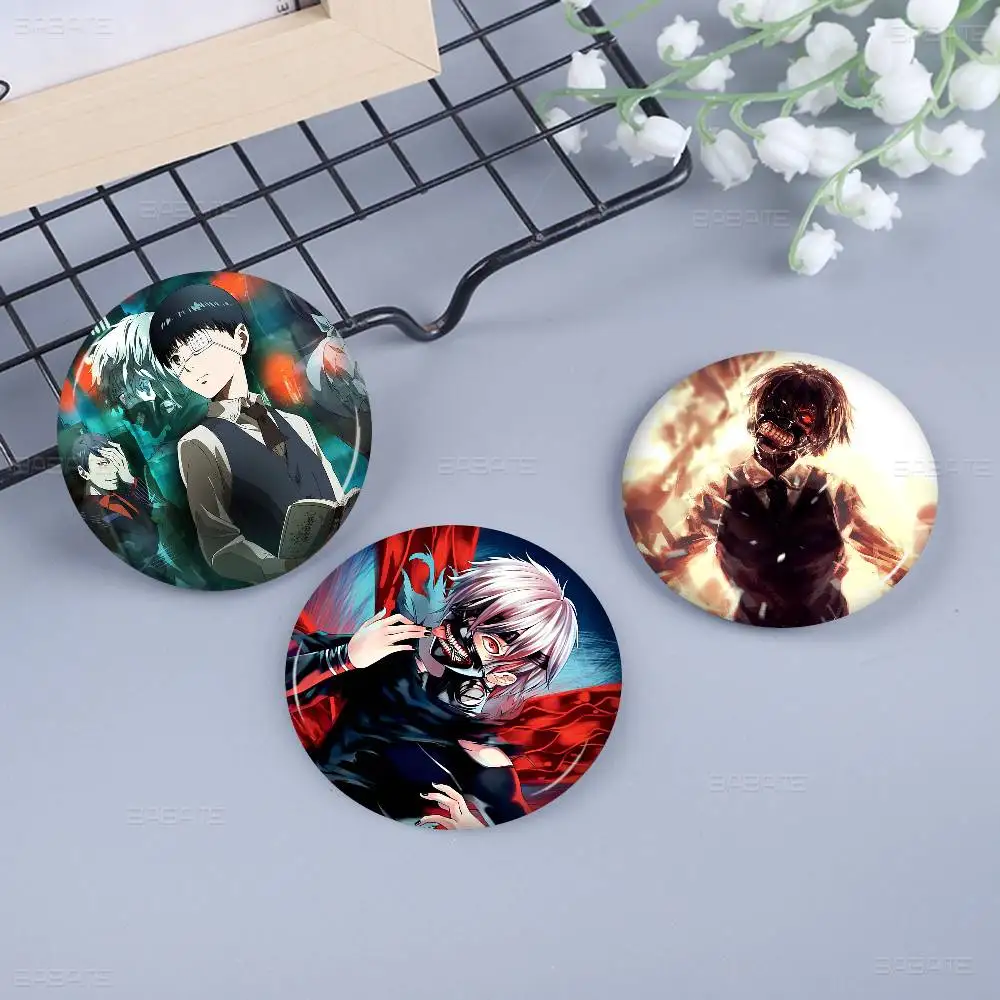 مانغا T-Tokyo الغول 58 مللي متر لطيف أنيمي الشكل أيقونة شارة اليدوية صفيح بروش لحقيبة الظهر الملابس الصدر حلية الهدايا #5