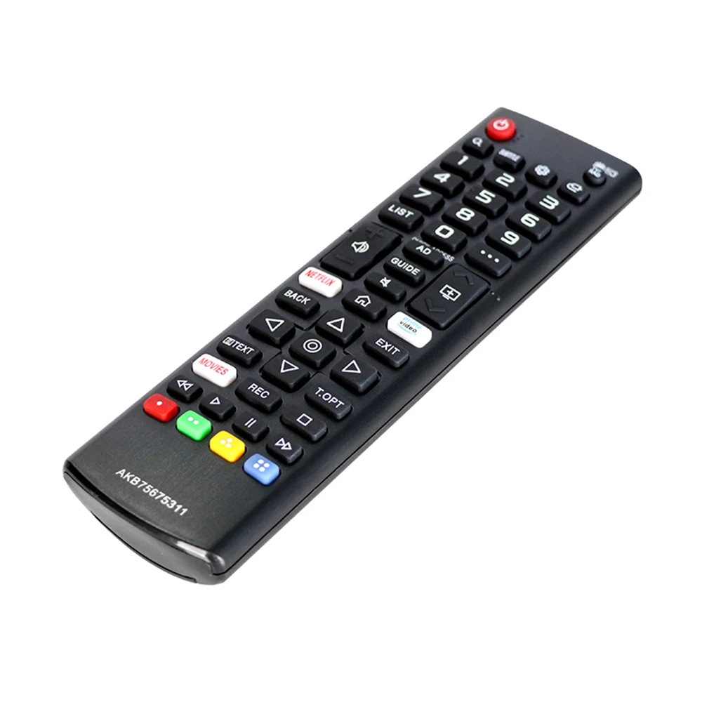 Pilot AKB75675301 AKB76037601 dla zamiennik pilota do telewizora AKB75675311 AKB75675304 AKB75675301 z NETFLIX Prime