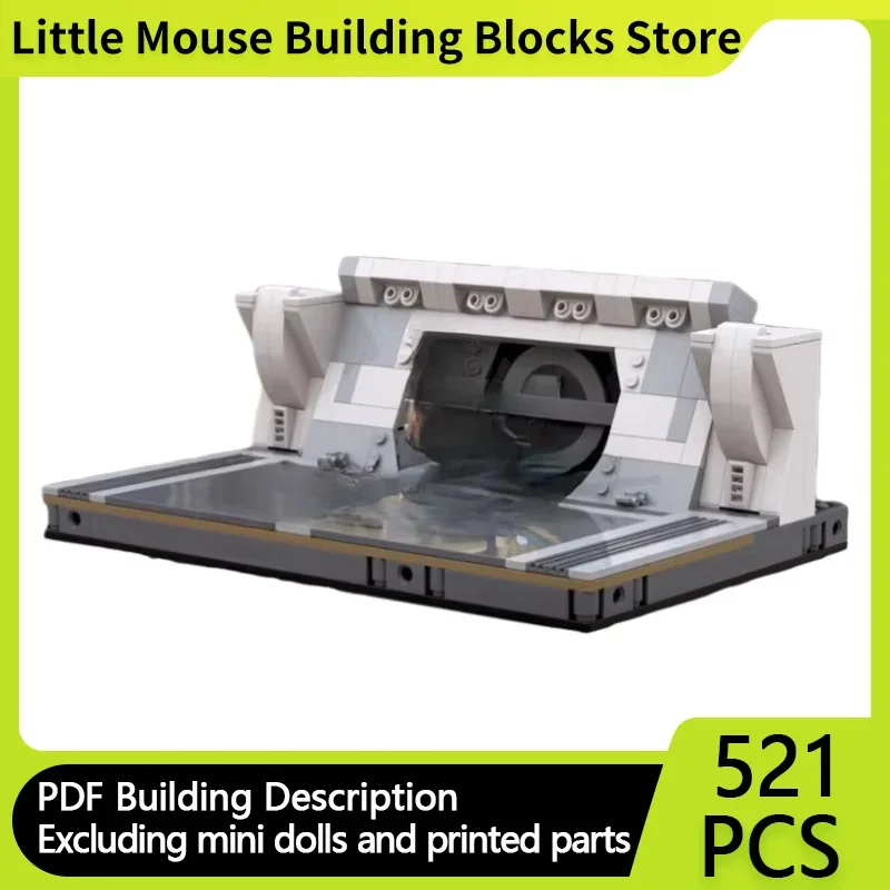 Star Movies Model MOC Building Bricks Military Negotiation Room Modular Technology Gifts Holiday Assemble Children Toys Suit