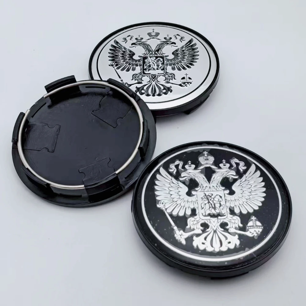 

4pcs 68MM 62MM Russian Coat Of Arms Logo Emblem Badge Car Wheel Center Caps Wheel Hubcaps Rim Dust Cover Replace Car Accessories