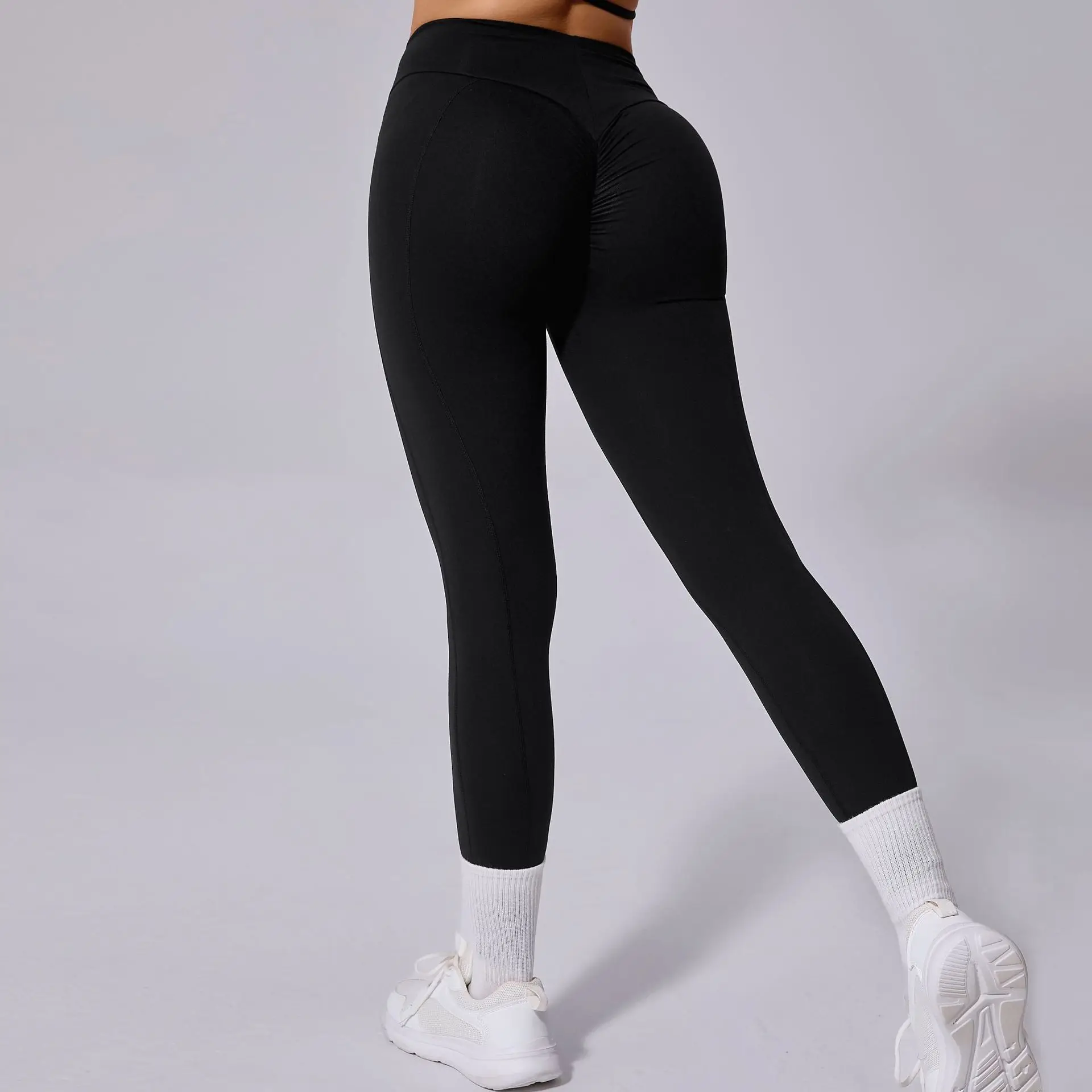 

Yoga Pants Sports Fitness High Waist Peach Hip Tight Breathable High-intensity Running Workout Clothes Gym Trousers for Women