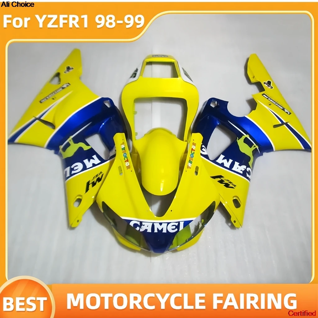 

Обвес для спортивных мотоциклов 98 99 YZFR1 YAMAHA YZF R1 1998 1999, окрашенный из АБС-пластика