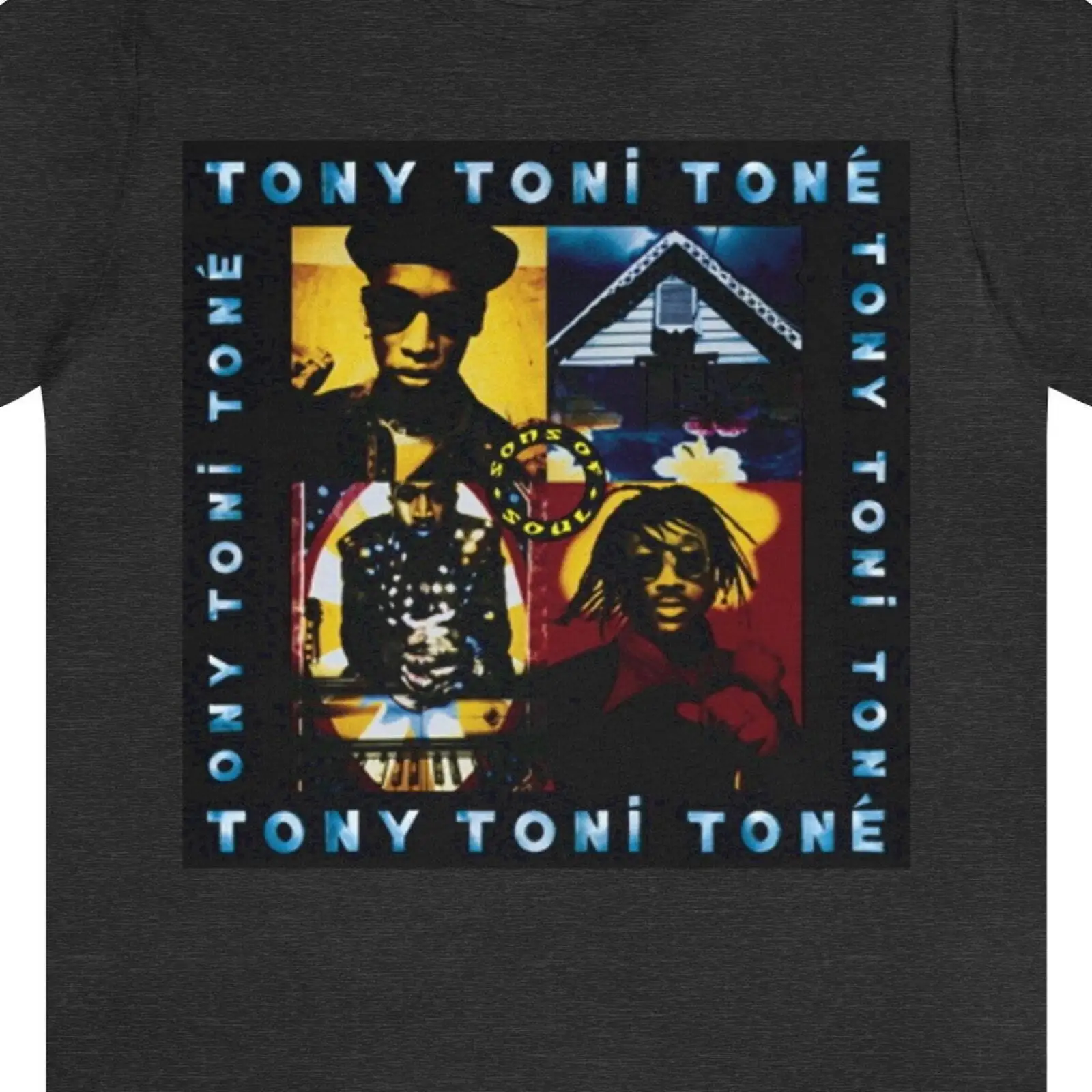 Tony Toni Tone shirt. Sons of Soul album, Tony Toni Tone graphic tee. 90s soul r