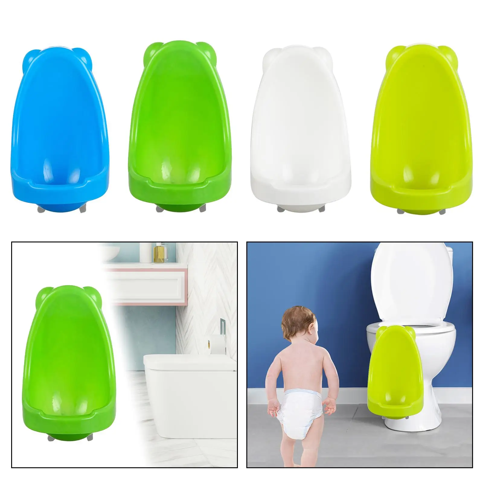 مبولة تدريب على استخدام المرحاض للأولاد، حمام محمول مضحك وقابل للإزالة #1