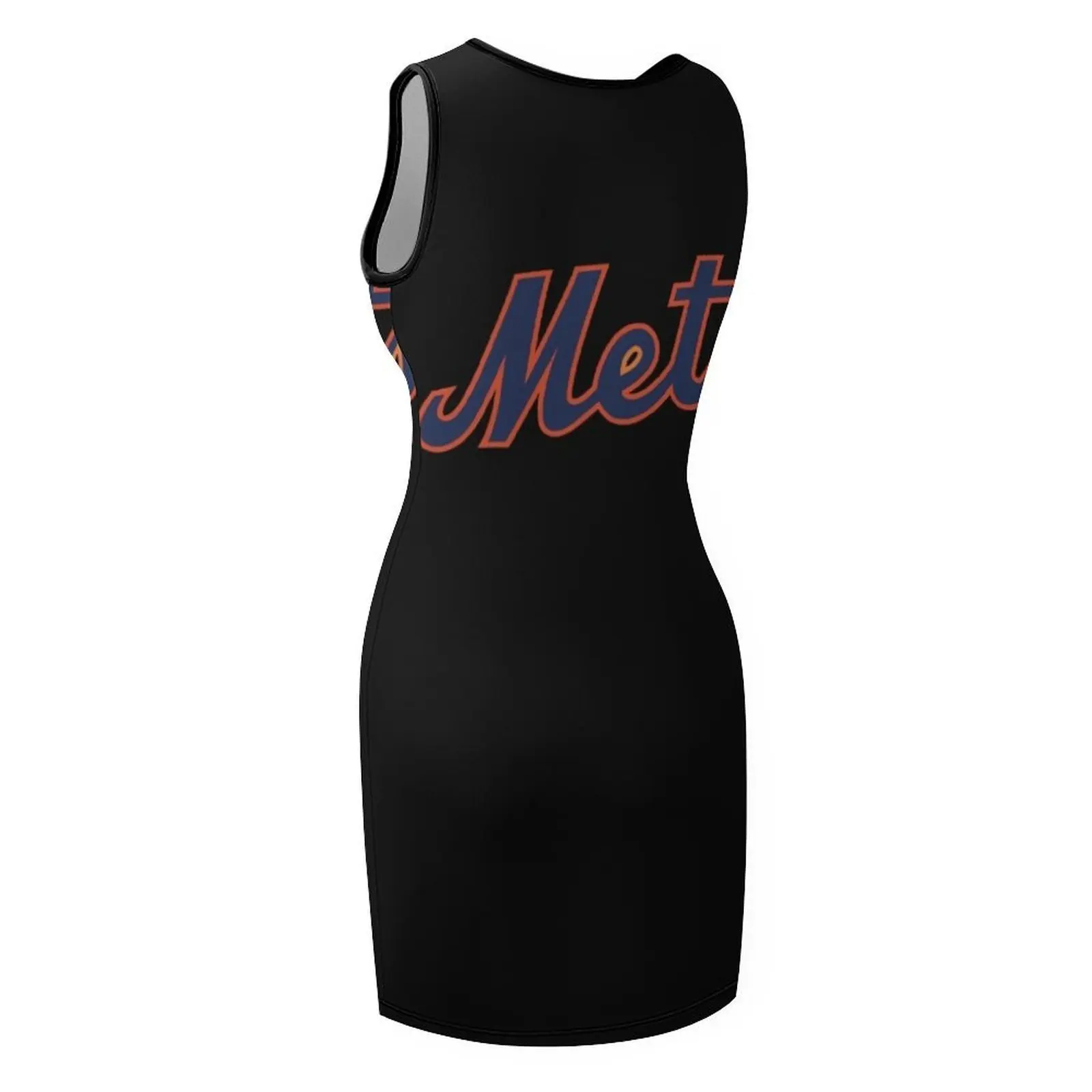 Mets-NY T-shirt classica senza maniche vestito estivo da donna Abito vintage elegante abito da festa da donna 2025