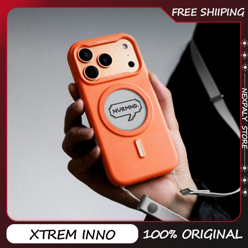 XTREM INNO E-ink Screen Phone Case MagSafe Magnetic Smart NFC Drop-proof Dust-proof Screen Casting for iPhone 17 Pro Max