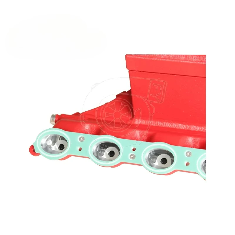 BMW M3 M4 G80 G82 S58エンジン用アルミCNCビレットレッドインテークマニホールドチャージクーラー