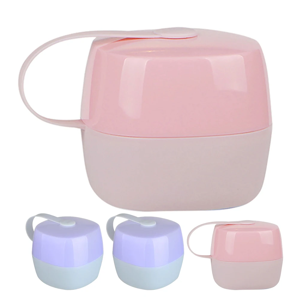 

4Pcs Baby Pacifier Organizer Portable Cute Storage Box Travel Pacifier Holder Case Baby Accessories Container Pacifiers Holder