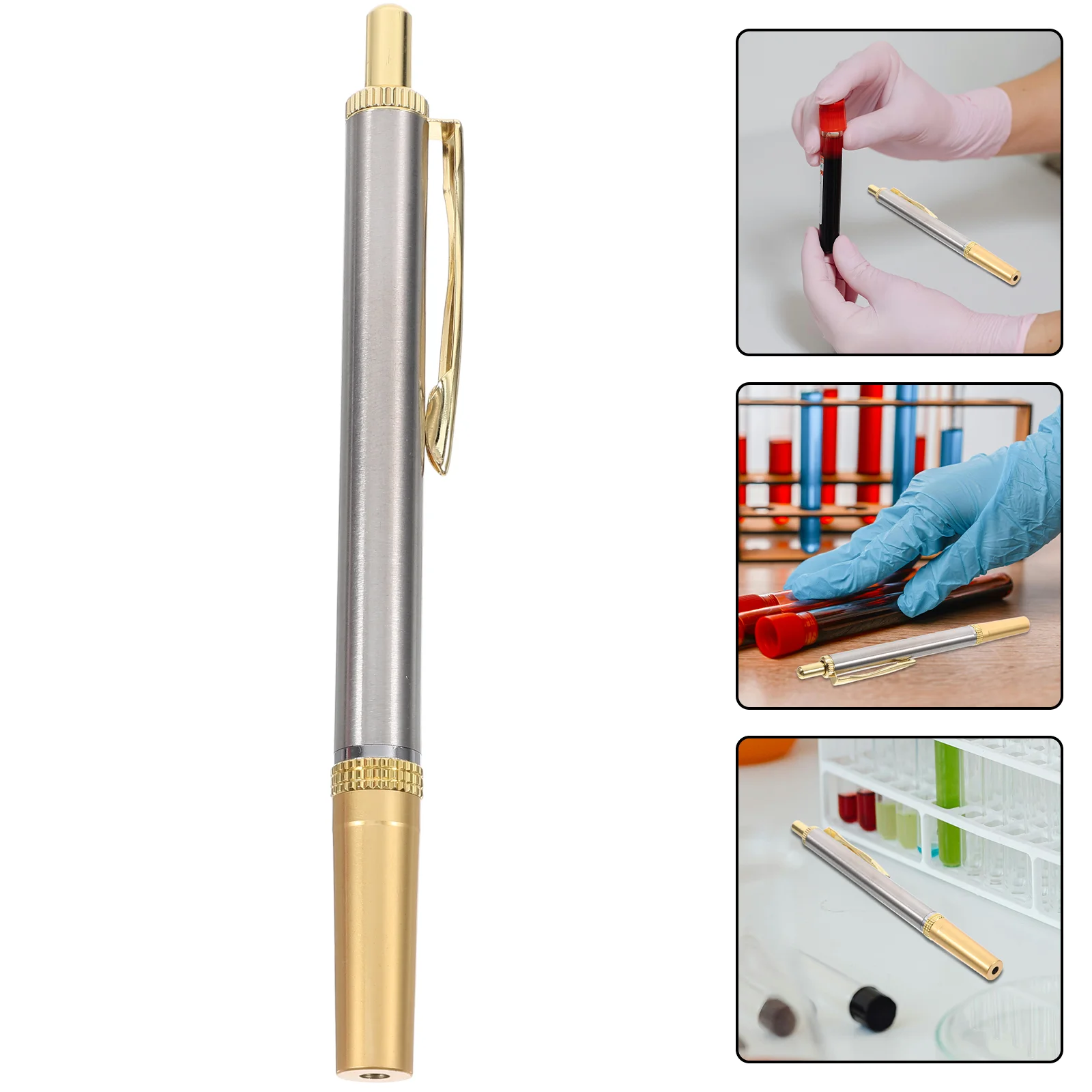 Lancet Stainless Steel Lancing Pen Point Painless Blood Test Tool Sampling Cupping Safe Collection