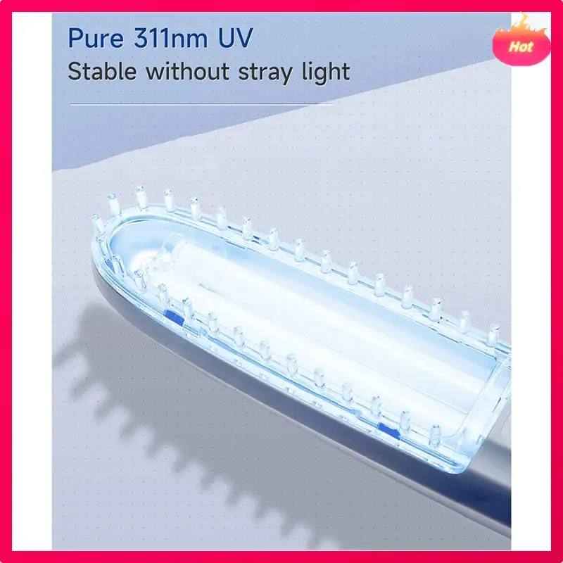 La lampada UVB per strumenti di bellezza UV ultravioletti AD viene utilizzata per la cura della pelle per realizzare la pelle idratata ed elastica con spina europea