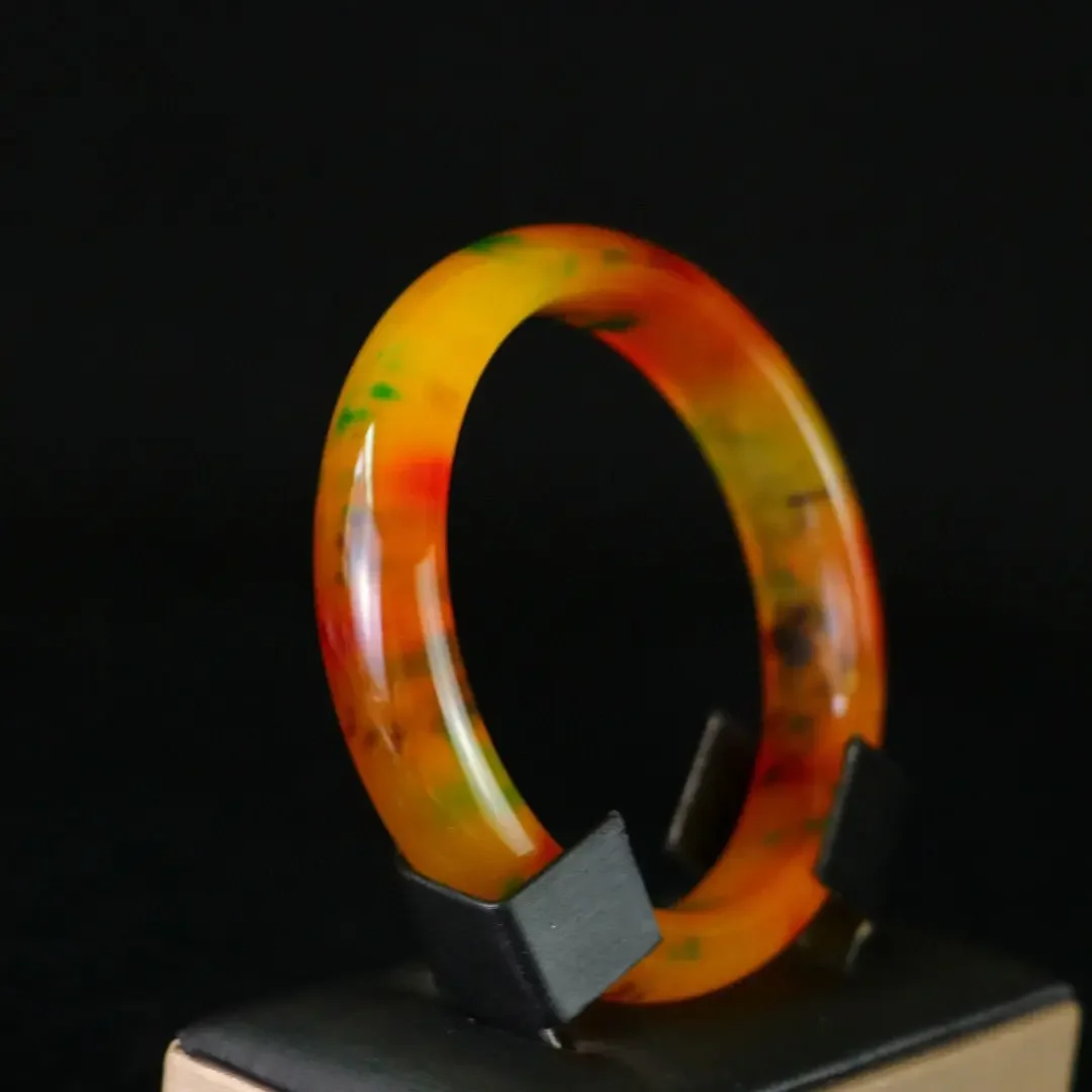 完璧なハイアイスジェダイトカラフルなセイコー彫刻ブレスレット女性の絶妙なジュエリーギフトコレクション