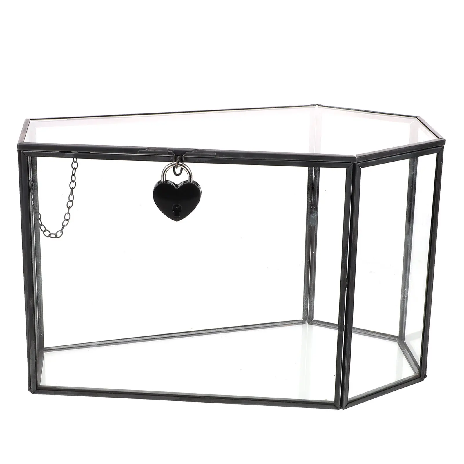 Gothic Coffin Glass Box Handmade Transparent Display Case Ideal for Jewelry Trinket Storage Halloween Decor Gothic Collectibles
