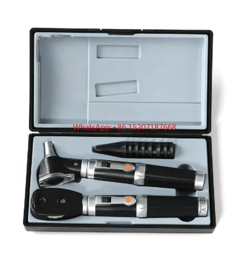 

HS-OTP10B-1 Medical Surgical Instruments Rechargeable Otoscope Tongue Depressor Set