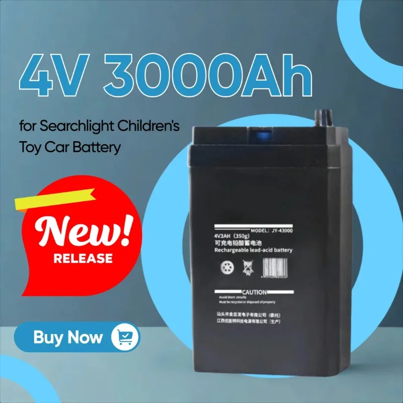 2pcs-4v-3000ah-large-capacity-lead-acid-battery-for-searchlight-children's-toy-car-battery