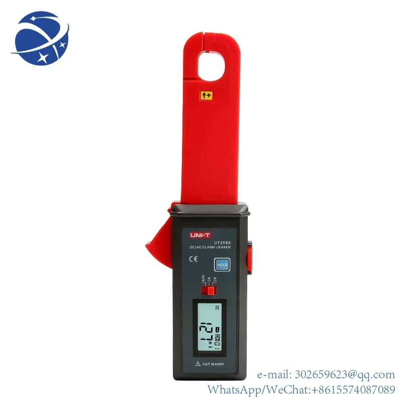 yyhc Unit-T Ut258A Clamp Meter Portable Digital AC DC   Electronic Repair Test Leakage Ammeter Multifunctional