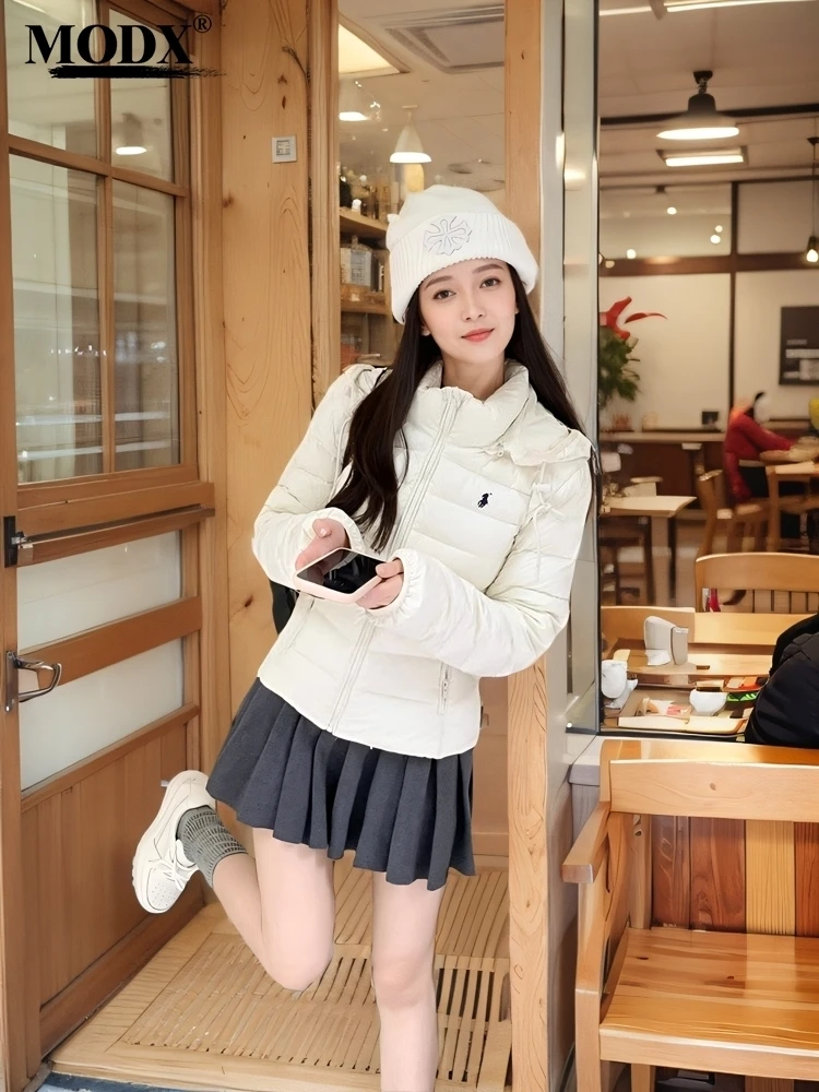 [MODX] Ruoyu Love Academy Diary New Light And Thin Cotton Winter Thick Plush Robe Jacket For Women