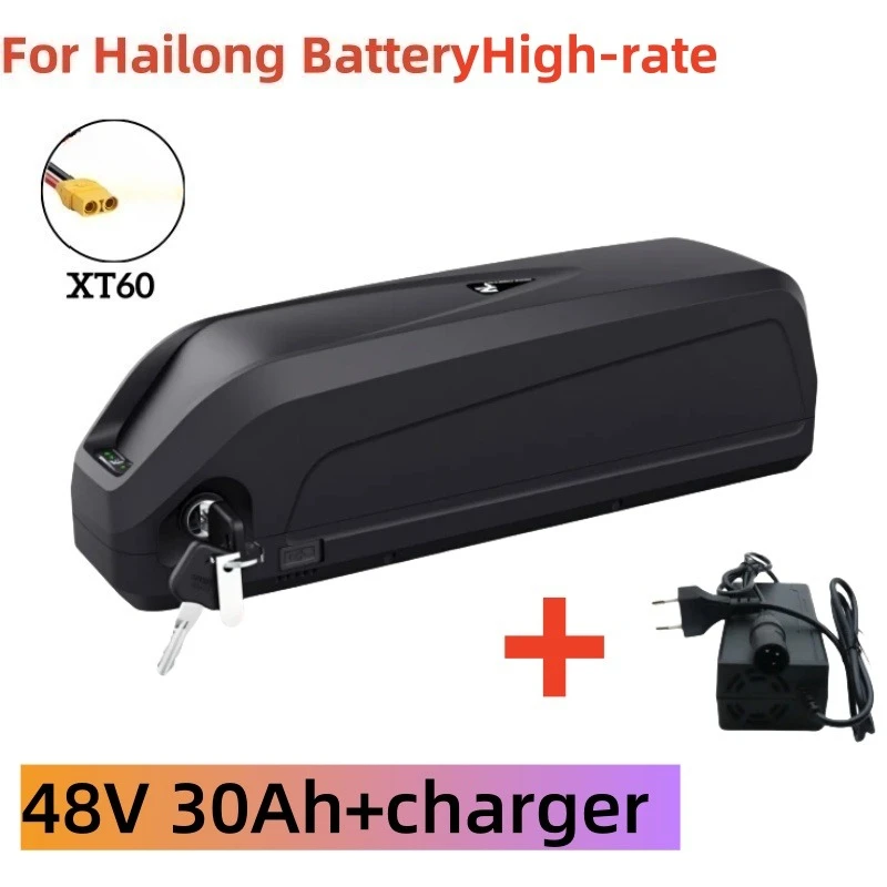 Nieuwe batterij 36V/48V 20/30/40/50/60Ah, geschikt voor achthoekige BBS02, BBS03, BBSHD motor, Hailong batterij 36V, Hailong 48V