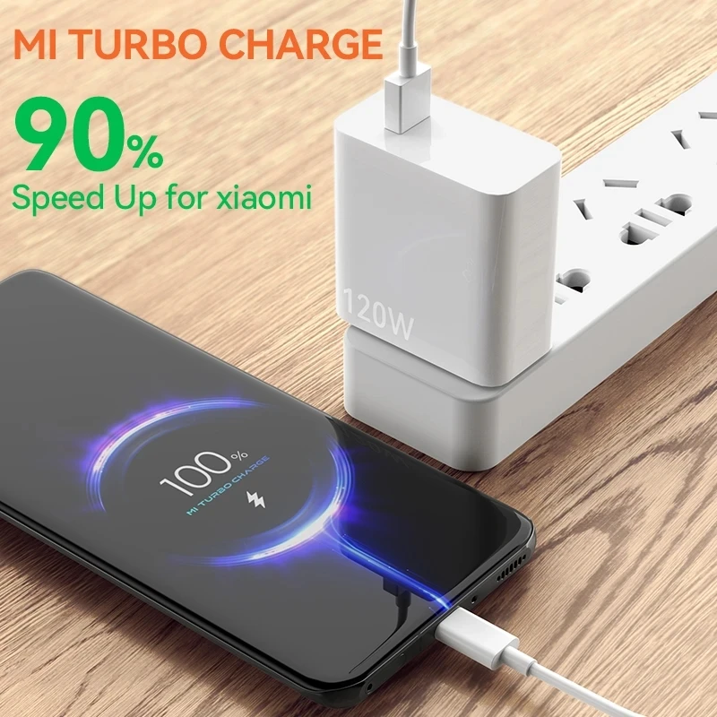 Original Xiaomi 6A USB Type C Cable Charger 120w Turbo Tipo Fast Charging Type-Cabo For Mi 12 11 10 Pro 9 Poco Redmi Note K30S