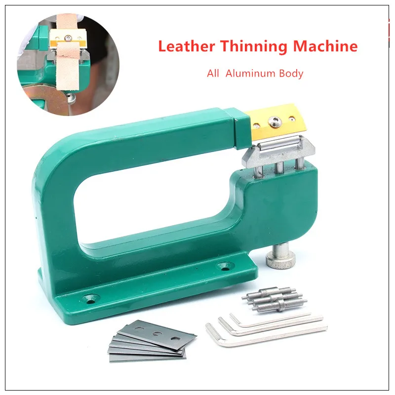 

Leather Process Splitter Scraping Machine, Edge Cutting Shovel, Manual DIY Leather Material Tool, Thinning and Peeling Machine