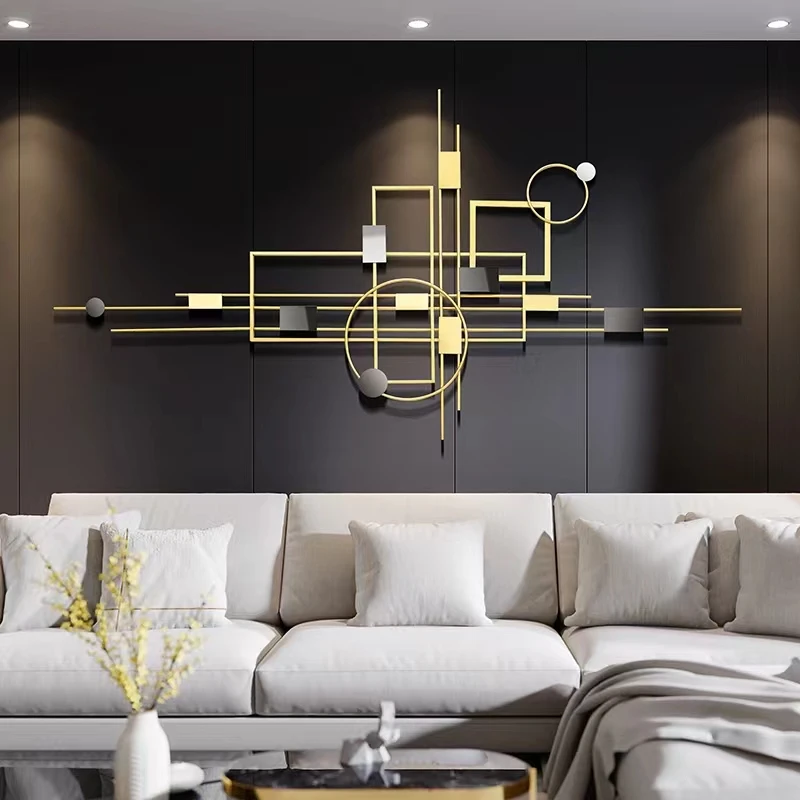 Dropshipping Products 2024 Luxury Interior Design Living Room Metal Home Wall Arts Decoration Items for Home House Decor