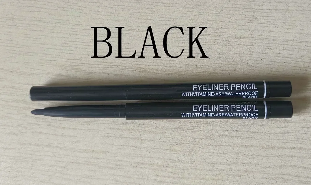 Crayon Eyeliner Imperméable pour les Yeux, Stylo Noir et Marron, Haute Pigment, Maquillage Brcorporelle Durable, Nouveau, Vente Chaude, 8g