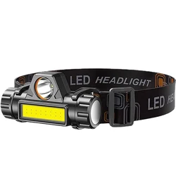 Rechargeable Headlight 50000LM T6 LED Headlamp Fishing Lamp Lightweight Head Torch Light Universal Miner Lamp