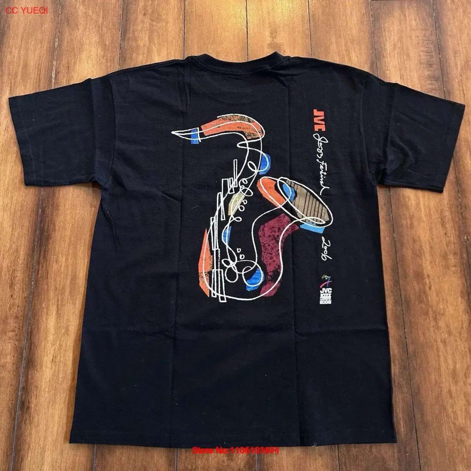 JVC Jazz Festival 2006 T Shirt Newport Rhode Island Black Size Large Vintage Y2K vintage Washed designer clothes graphic homme