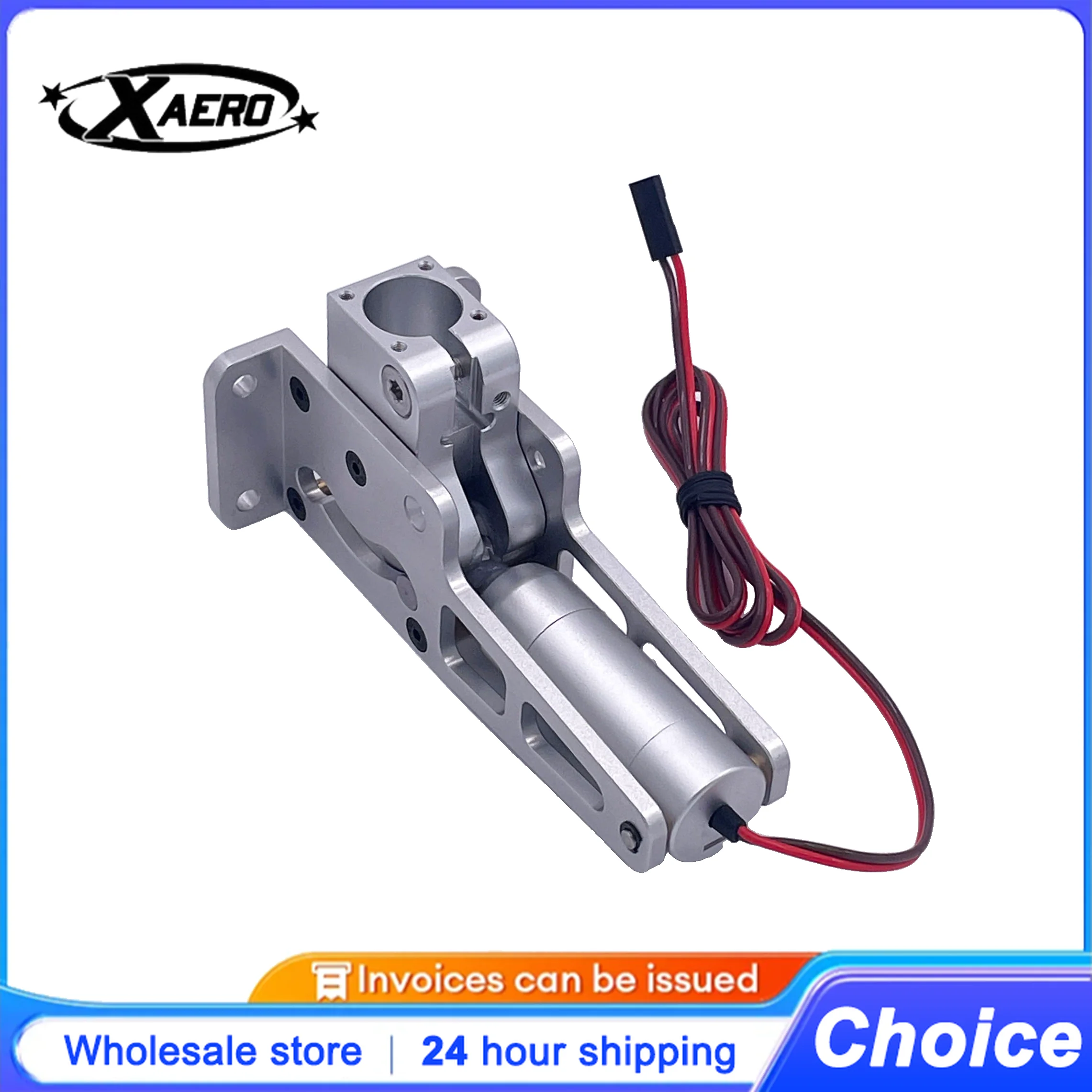 

XAERO J-10 Fighter 90° Retractable Base ER150, CNC Aluminum Landing Gear for RC Jet, 1/5-1/6 Scale Turbine Model