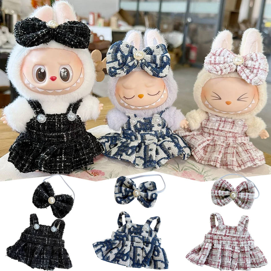 

17cm Mini Plush Doll'S Clothes Outfit Accessories For Korea Kpop Exo Labubu Idol suit Clothing Birthday Gift