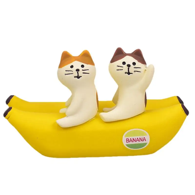 Welcome Card Holder Cat Banana Boat Card Holder Bright Colors Card Holder Base For Study Room Work Area Bedroom Living Room