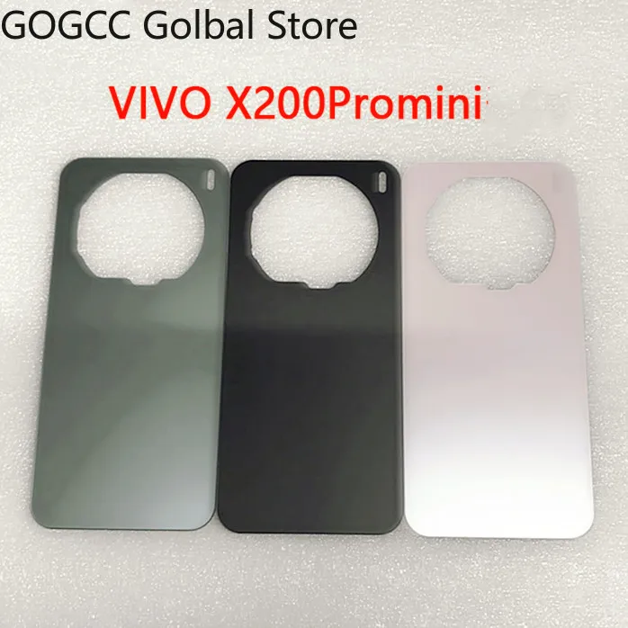 Rear Battery Housing For Vivo X200Pro / X200 Pro mini 5G Back Cover Glass Door Case Lid Shell + Adhesive Replacement Repair