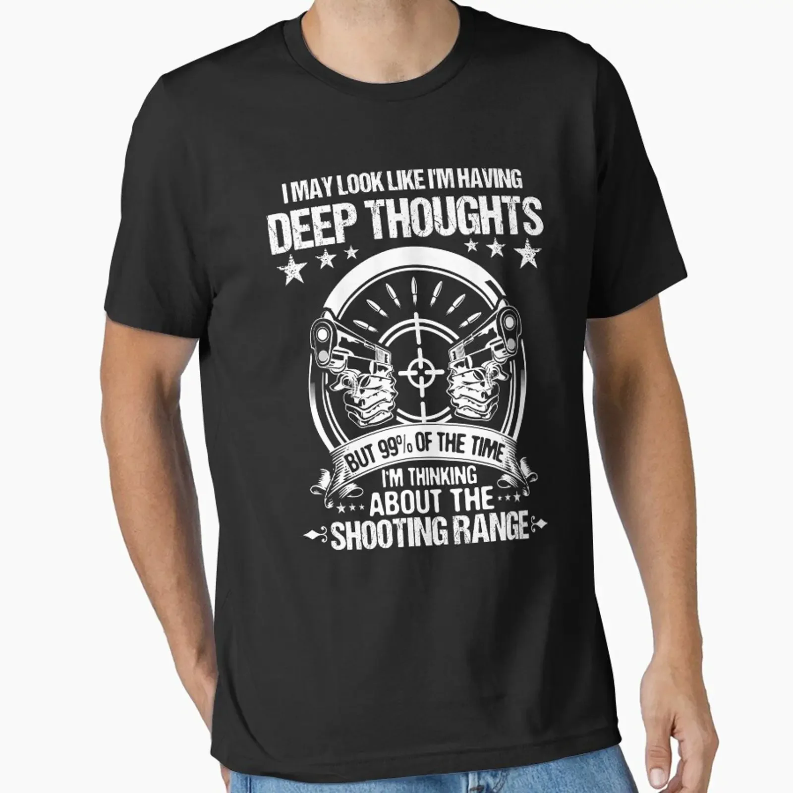 Shooting Sports Shooter Range Guns Rifles Essential T Shirt vintage Washed Casual fashion Comfortable designer clothes