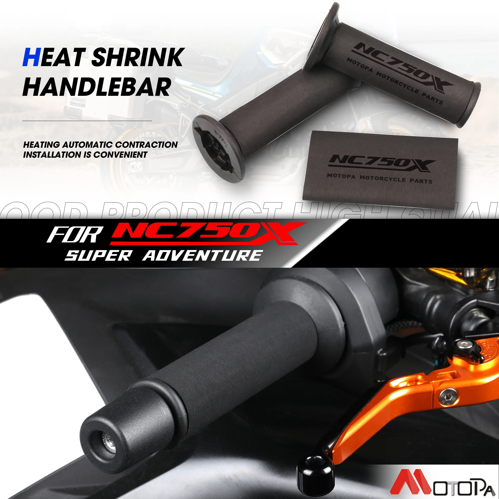 For HONDA NC750X 2023 2024 NC750X MT DCT Motorcycle NC750 X Heat Shrinkable Handlebar Grips