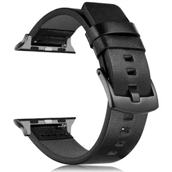 Leder armband für Apple Uhren armband 45mm 44mm 49mm 41mm 40mm 42mm 38mm Armband Correa Armband iwatch Serie ultra 9 5 6 se 7 8