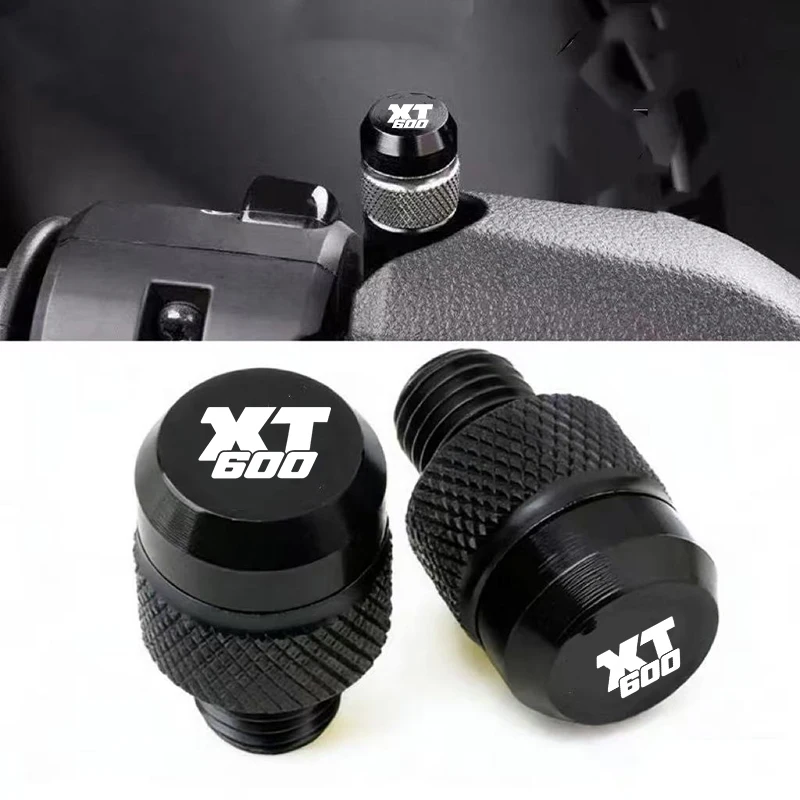 Motorcycle rearview mirror plug For Yamaha XT600 XT 600 1984 1985 1986 XT600Z XT600E XT600ZE Z E ZE TENERE