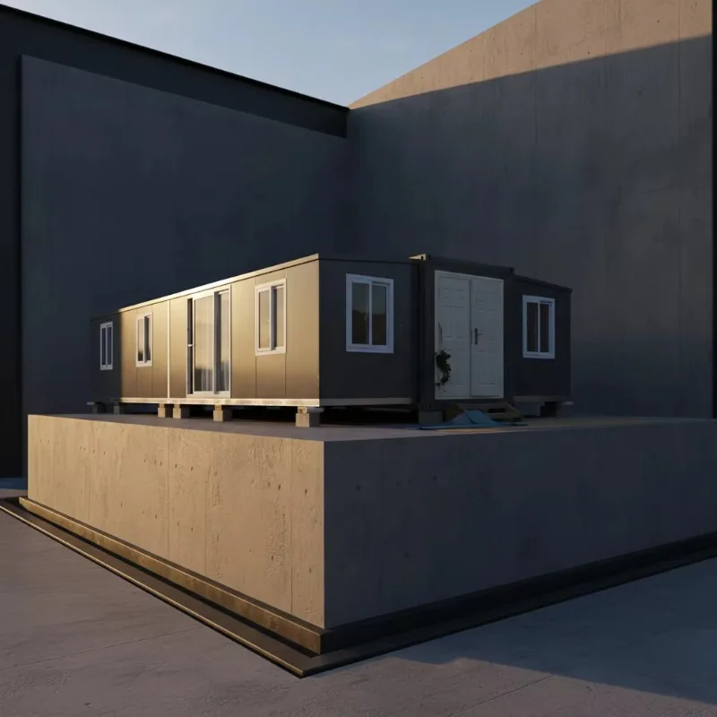 Hot Sale Chinese Lightweight Easy-install Modular Steel House for Private Vacation Villa Foldable House Portable Homes