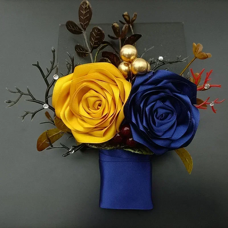 Wedding Corsage Pins Men's High-end Fashion Original Design Handmade Jewelry Gifts British Korean Business Banquet Dress Brooch