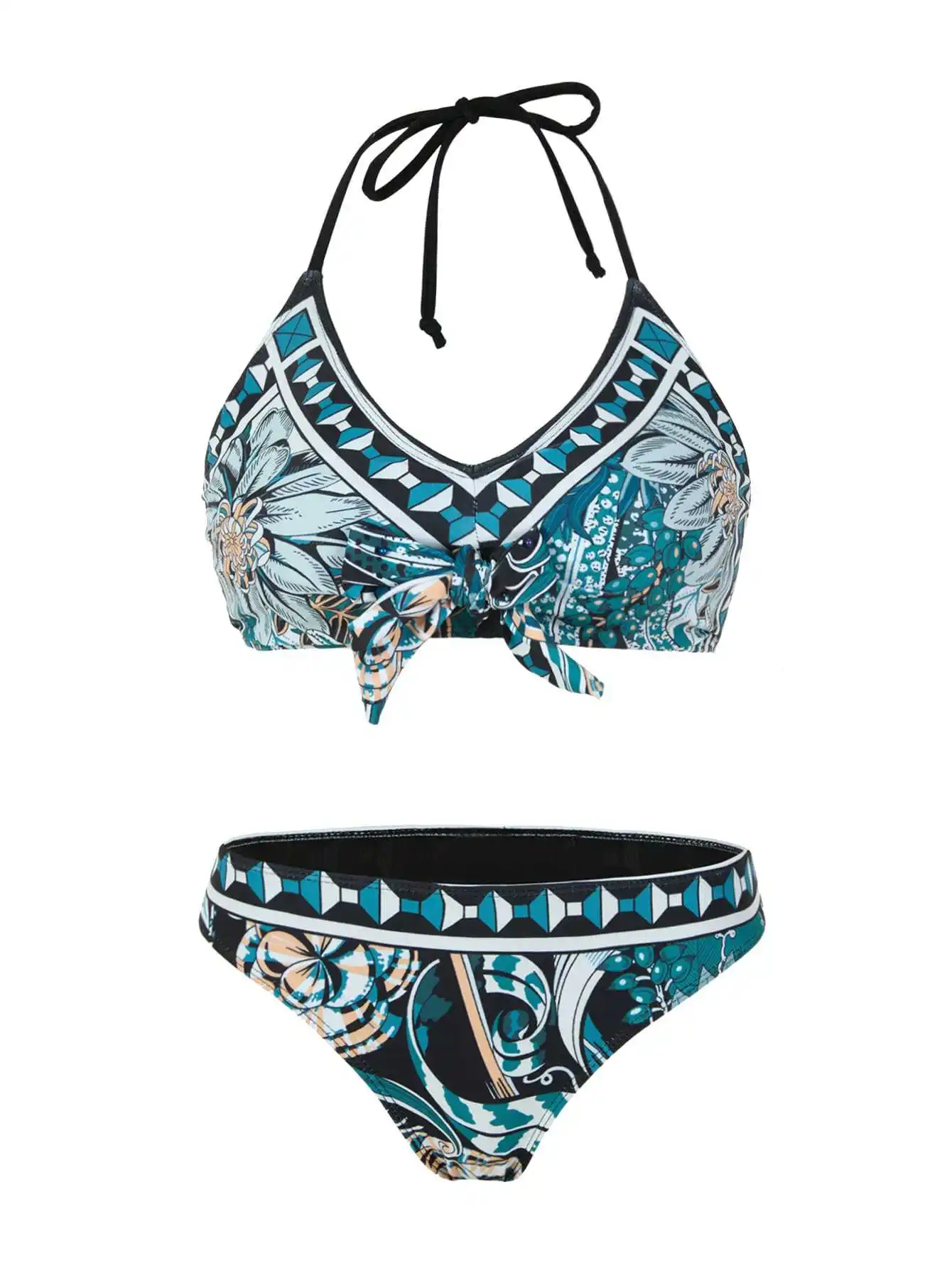 

2025 French Retro Split Three-piece Bikini Set - Sexy Fashion Swimsuit Women's Brazil Bathing Suit Female Bodysuit