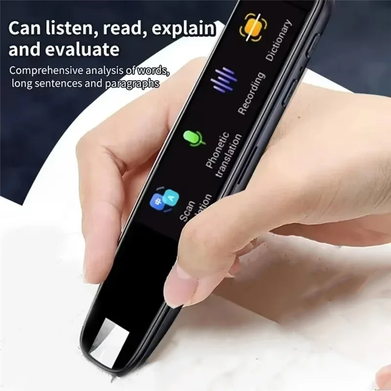 A45U Vioce Translator Pen Intelligent Scanning Pen 112 Language Offline Translation Pen Dictionary Pen Fortravel Business Black