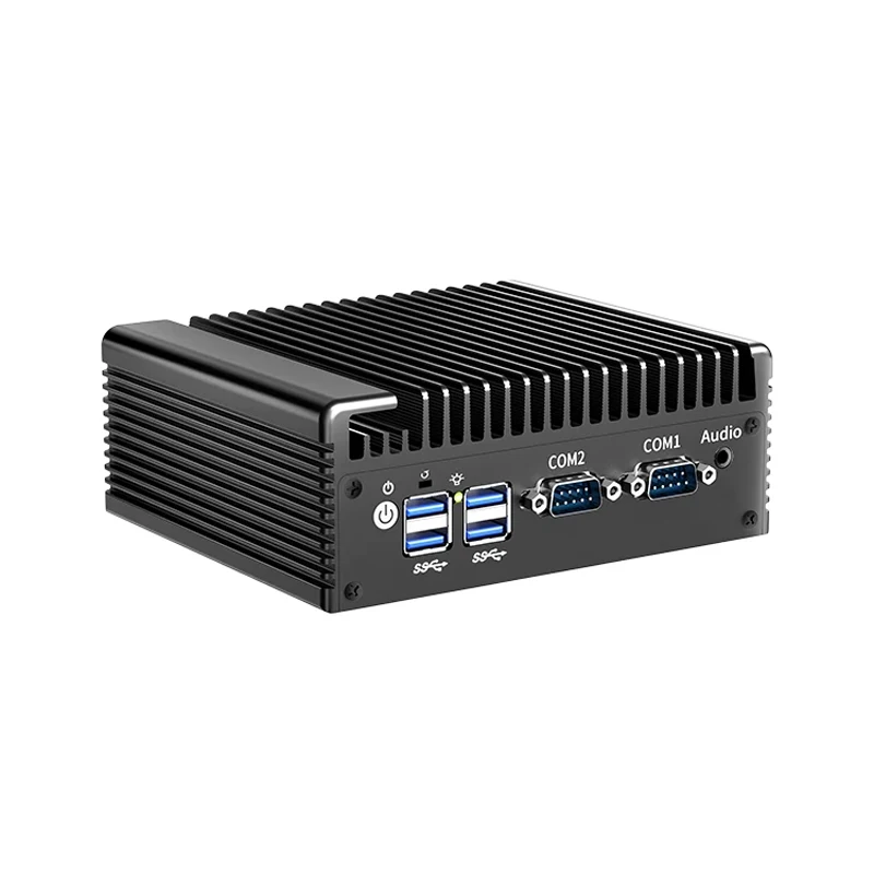 Cheap Fanless Mini PC Intel Core i3 1215U 8130U 4200U i5 1235U 8250U i7 1255U 4500U HD VGA 2xLAN Win11 Desktop Computer 2xCOM