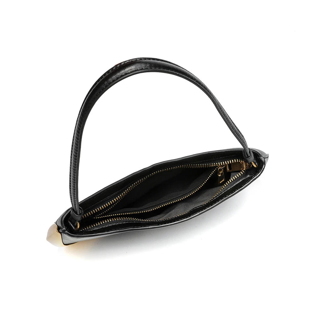 حقيبة كتف معدنية مرقعة مصمم أزياء حقائب يد نسائية بو الجلود الإبط حقائب للنساء مخلب هاتف صغير رفرف حمل