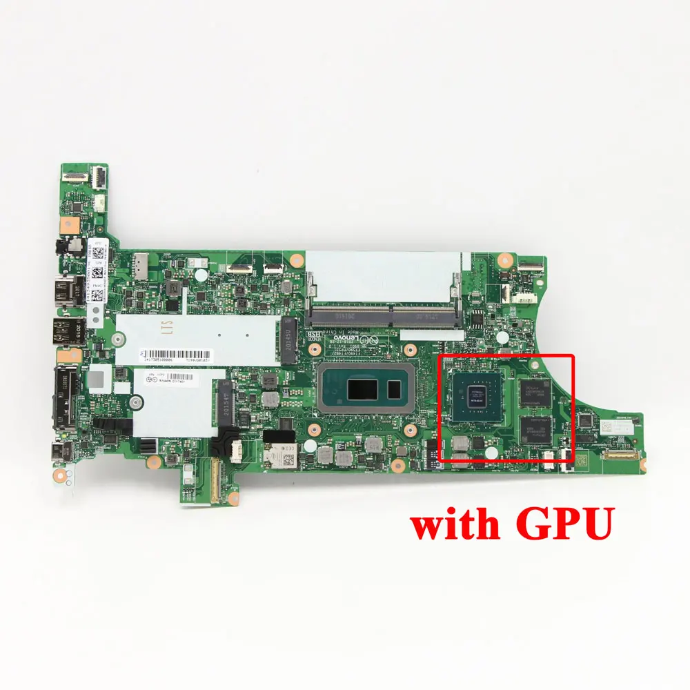 i5-8th i7-8th CPU 8G 16G RAM لينوفو ثينك باد T490 20N2 20N3 T590 20N4 20N5 100% اختبار اللوحة الأم للكمبيوتر المحمول مع وحدة المعالجة المركزية GPU NM-B901