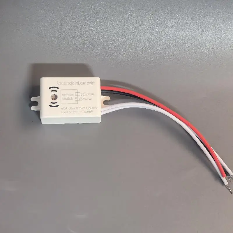Sound Voice Activated Sensor Switch Smart Module Auto On/Off High Accuracy Detector for Lighting Retrofit Stair Hallway