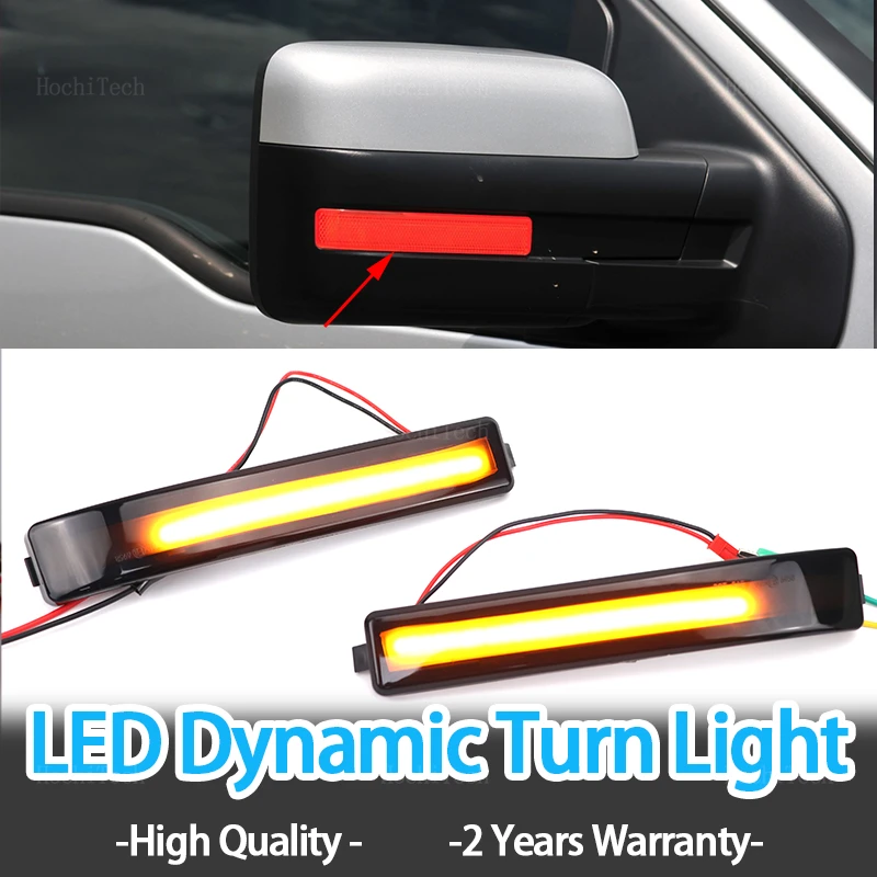 

Динамическая черная Φ сигнал поворота Φ последовательное зеркало заднего вида для Ford F150 светодиодный SVT Raptor 2010 2011 2012 2013