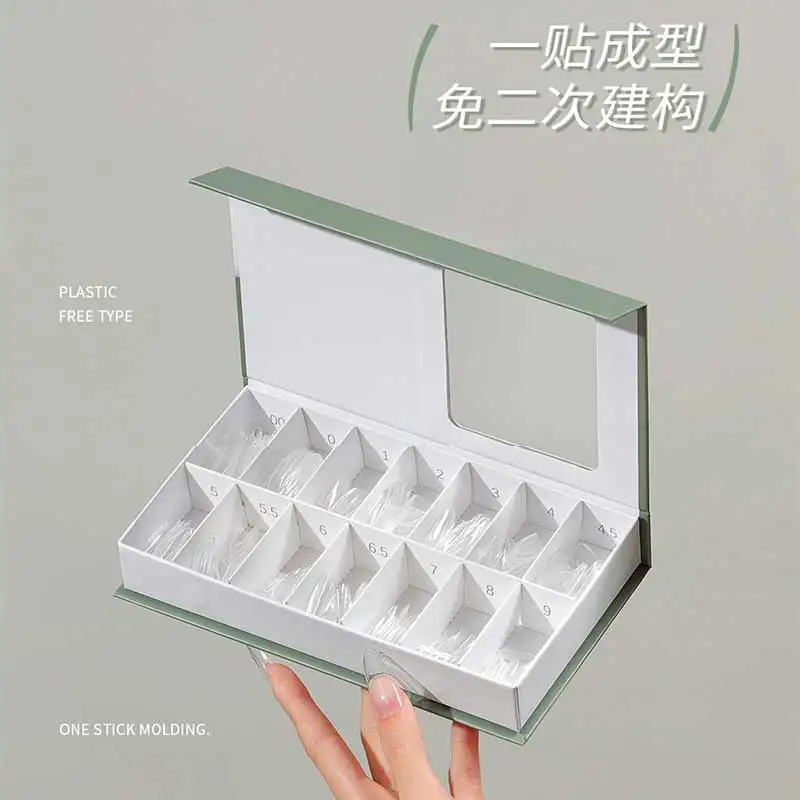 MR NAIL Full coverage  Extended Short Ladder Nail Mode Constructing And Shaping Crystal  Easy Extend Transparency For Nail Salon