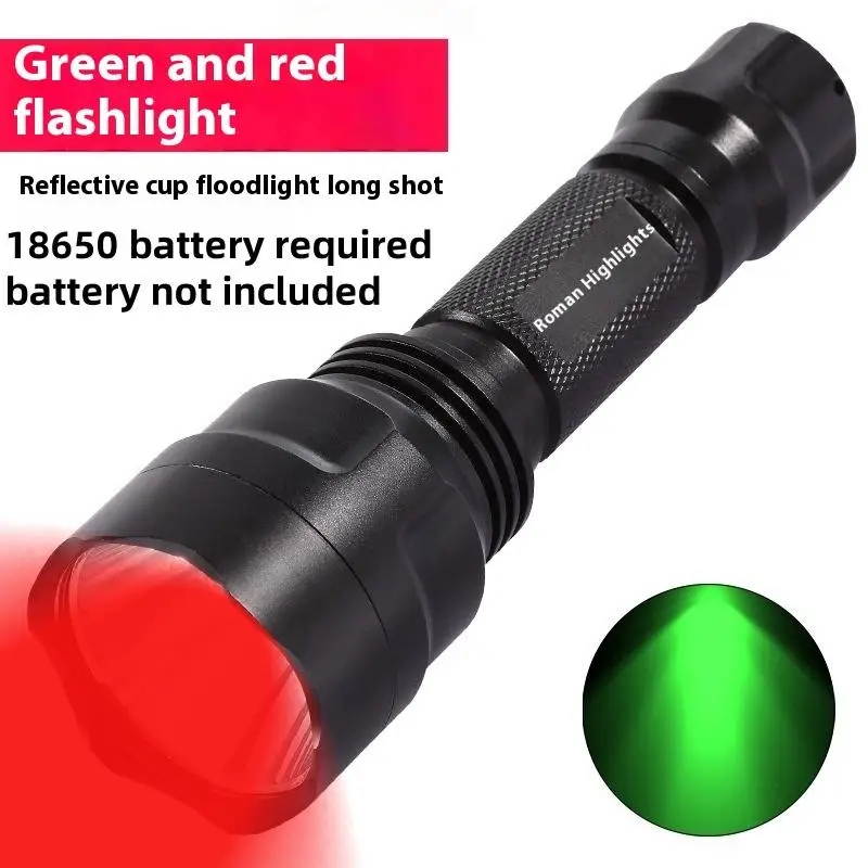 

1 Piece C8 200LM 300M Range Tactical Hunting Led Torch For Night Riding Camping Hiking 18650 Super LED Flashlight