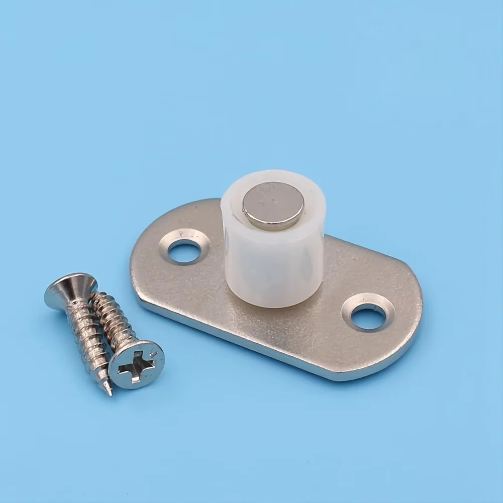 2Pcs Sliding Door Guide Rail System Wheels, Silent Guide Wheels for Shower Doors, Limiters, Including Installation Screws
