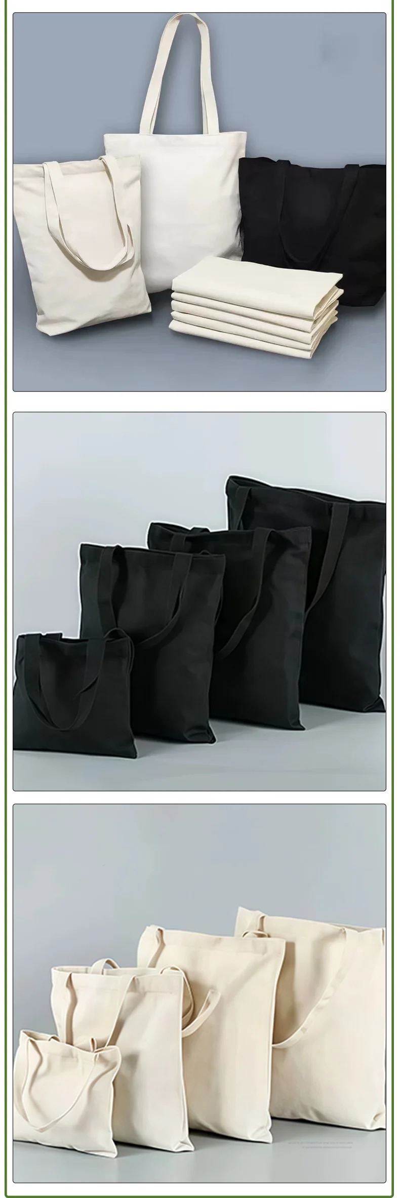 10 Canvas-Taschen, personalisierte leere Baumwolltaschen, umweltfreundliche Einkaufstaschen, Werbetaschen, Tragetaschen mit individuellem Logodruck – Detail 3