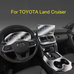 TPU protective Film For TOYOTA Land Cruiser 300 2022 2023 Car Interior Transparent Anti-Scratch Accessories